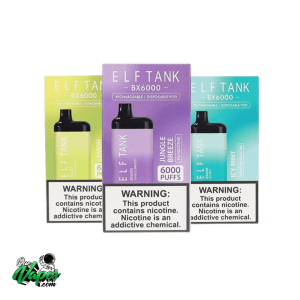 Vape ELF TANK BX6000- Desechable 6000 Hits