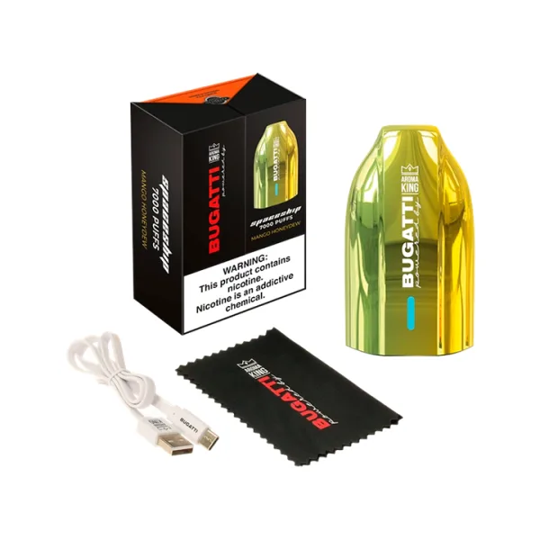 Vape Desechables Bugatti Aroma King - Desechable 7000 Puffs