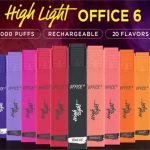 Vape Desechables HIGH LIGHT - Desechable 6000 pffs