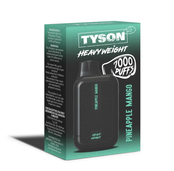 Vape Desechables Tyson Heavy Weight - Desechable 7000 Puffs