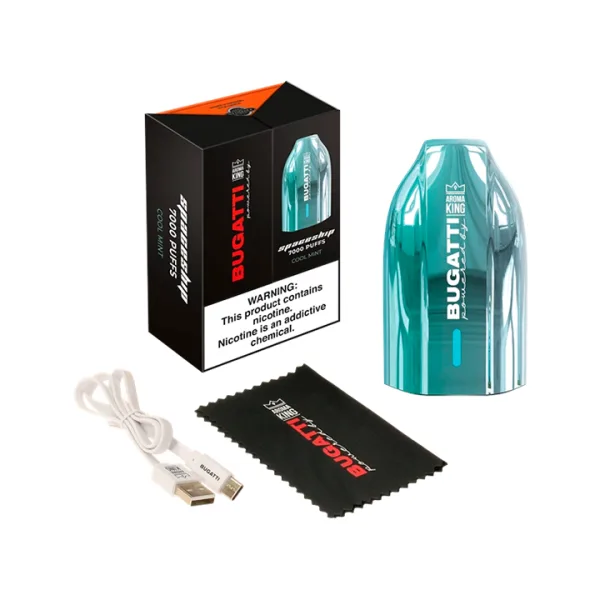 Vape Desechables Bugatti Aroma King - Desechable 7000 Puffs