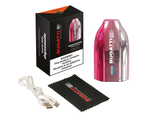 Vape Desechables Bugatti Aroma King - Desechable 7000 Puffs